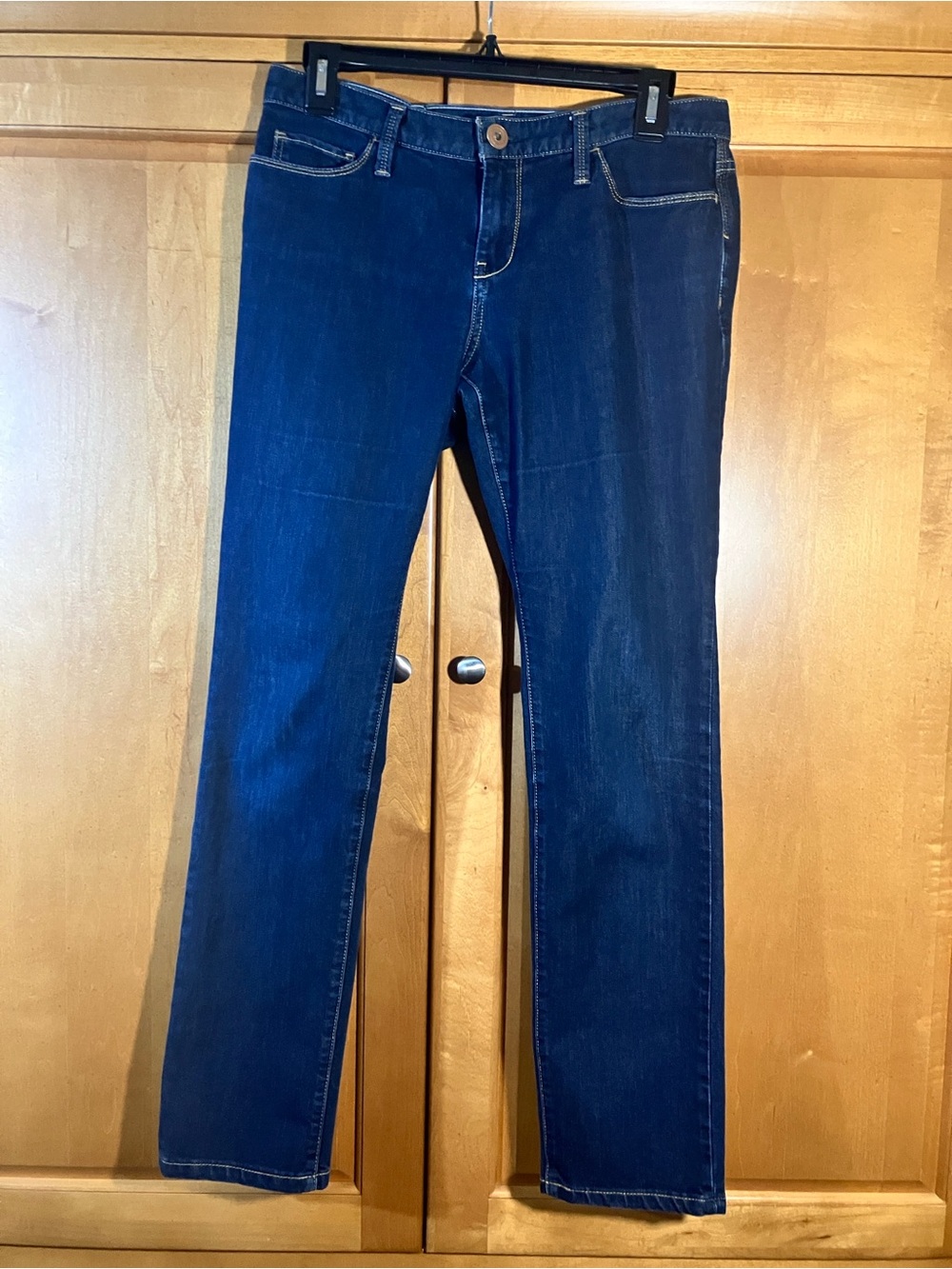 Banana Republic Dark Blue Straight-Leg Jeans
